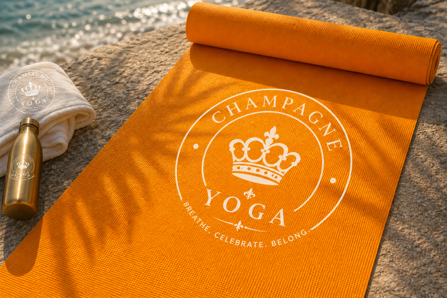 Champagne Yoga Mat